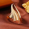 Alloy Creative Design Angel Wing Open Cuff Ring for Women MV9295-1