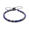 Natural Lapis Lazuli Braided Bead Bracelets for Women PW-WG20352-14-1