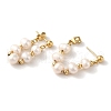 Mother's Day Jewellery PVD Vacuum Plating 304 Stainless Steel Stud Earrings EJEW-C085-05G-2