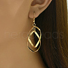 Fashionable Double Hoop Earrings with Tassel for Women PJ4292-1