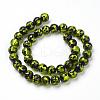 Handmade Silver Foil Lampwork Beads Strands FOIL-L016-A02-2