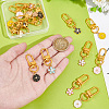 Alloy Enamel Pendant Decoration HJEW-UN00032-5