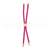 Twisted Nylon Cord Silder Bracelets DIY-B066-03G-22-1