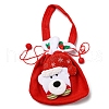 4Pcs 4 Styles Christmas Velvet Candy Bags Decorations ABAG-SZ0001-14-2