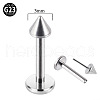 G23 Titanium Threadless Labrets WG192F4-02-1