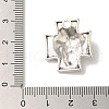 Tibetan Style Alloy Cross with Jesus Alloy Pendants for Easter Jewelry LF10674Y-3