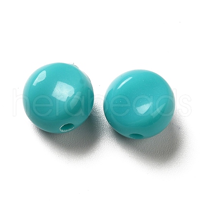 Opaque Acrylic Beads OACR-L013-003F-1