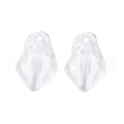 Transparent Acrylic Pendants TACR-G050-01B-1