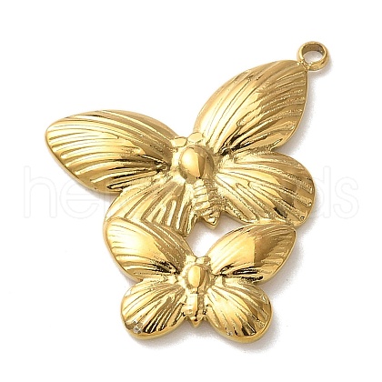 304 Stainless Steel Pendants STAS-G352-01G-01-1