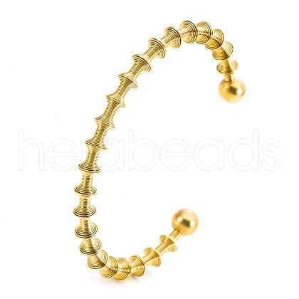 304 Stainless Steel Cuff Bangles PW-WG6A904-02-1