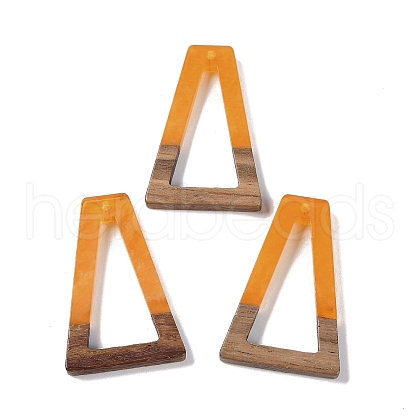 Resin & Wood Pendants WOOD-F015-10E-1
