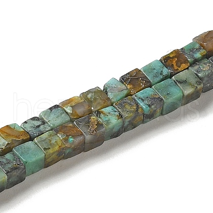 Natural African Turquoise(Jasper) Beads Strands G-B064-A13-1