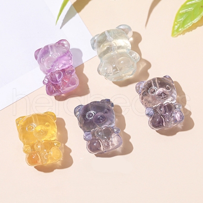 Natural Fluorite Carved Beads PW-WG1ACAE-22-1