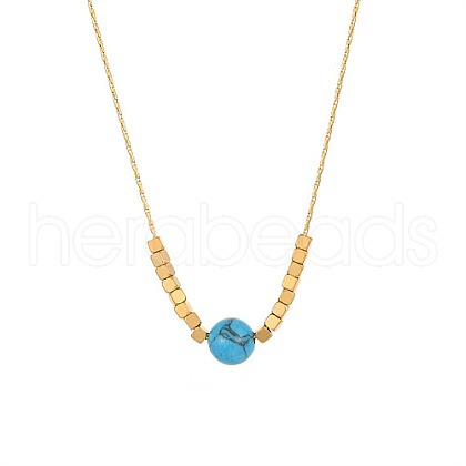 Stainless Steel Pendant Necklace for Women PP8102-2-1
