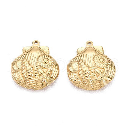 Ion Plating(IP) 304 Stainless Steel Pendants STAS-N107-15G-1