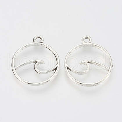 Tibetan Style Alloy Pendants TIBE-Q075-55AS-LF-1