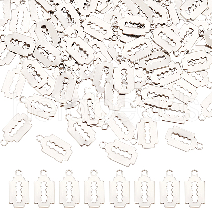 DICOSMETIC 100Pcs 201 Stainless Steel Charms STAS-DC0011-83-1