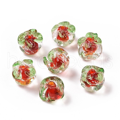 Handmade Lampwork Fruit Beads LAMP-C004-06G-1