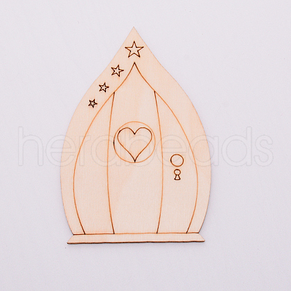 Natural Wood Cabochons WOOD-WH0104-32-1