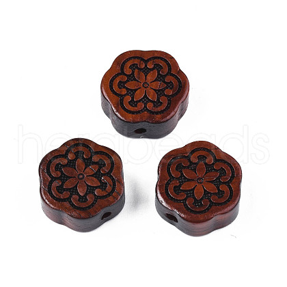 Natural Sandalwood Mala Beads WOOD-N013-036-1