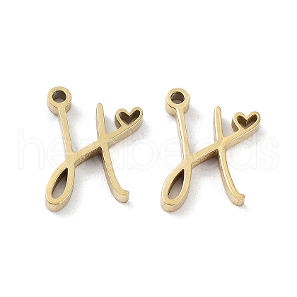 304 Stainless Steel Charms STAS-M327-02G-H-1