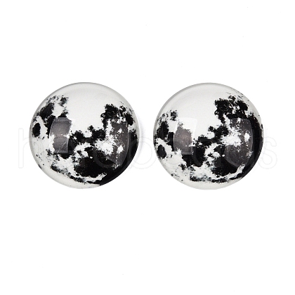 Fluorescent Glass Cabochons GGLA-T004-12A-1