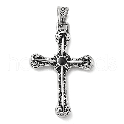 304 Stainless Steel Pendants STAS-D110-50BP-1