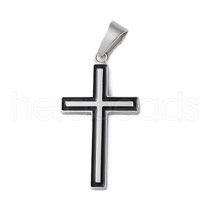 304 Stainless Steel Enamel Pendants STAS-G346-43P-1