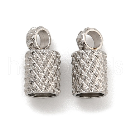 Tarnish Resistant 304 Stainless Steel Cord Ends STAS-Z084-07P-02A-1
