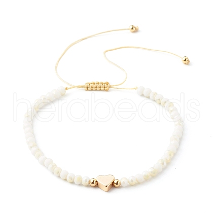 Adjustable Nylon Thread Braided Bead Bracelets BJEW-JB06450-02-1