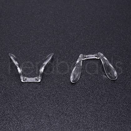 Plastic Eyeglass Nose Pads KY-WH0032-06-1