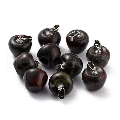 Natural Dragon Blood Pendants G-Z022-01J-1