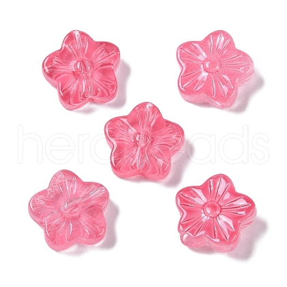 Baking Paint Glass Beads GLAA-S202-06B-1