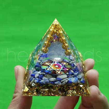 Orgonite Pyramid Resin Energy Generators PW-WG11743-01-1