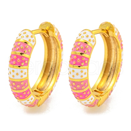 Rack Plating Brass Hoop Earrings EJEW-C102-44G-04-1