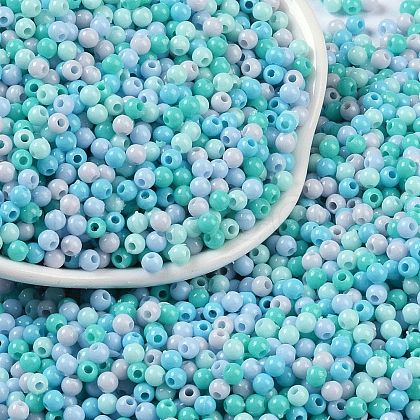 Opaque Acrylic Beads OACR-H118-07A-04-1
