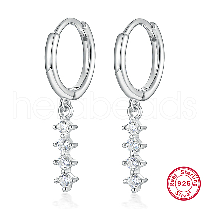 S925 Sterling Silver Hoop Earrings RL0741-2-1