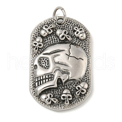 316 Surgical Stainless Steel Pendants STAS-Z073-74AS-01-1