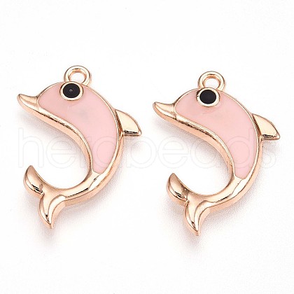 Alloy Enamel Pendants ENAM-T022-05C-1