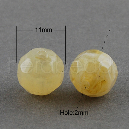 Acrylic Beads SACR-S001-11mm-21-1