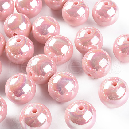 Opaque Acrylic Beads MACR-S370-D20mm-A01-1