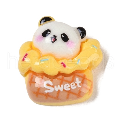 Desserts Theme Opaque Resin Decoden Cabochons RESI-S395-01C-1