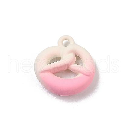 Spray Painted Alloy Pendants PALLOY-S038-06A-1