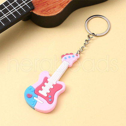 Guitar PVC Bag Keychain PW-WGAD27A-04-1