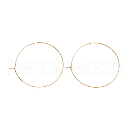 Ion Plating(IP) 316L Surgical Stainless Steel Hoop Earring Findings X-STAS-D164-06G-A-1