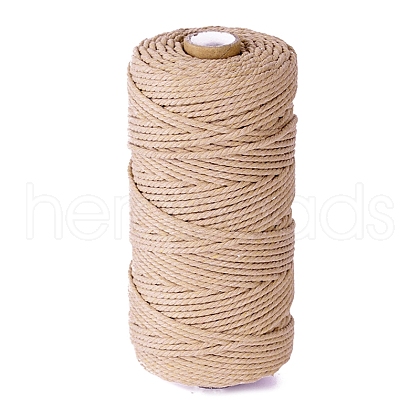 100M Round Cotton Braided Cord PW-WG54274-33-1