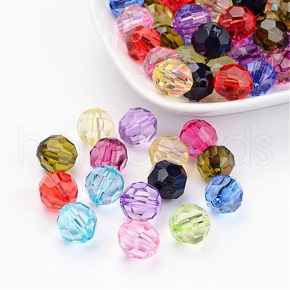 Transparent Acrylic Beads PL505Y-1