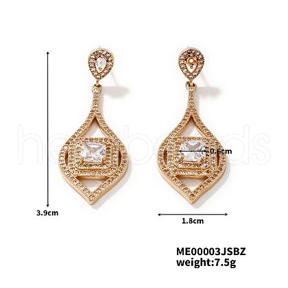 Fashionable Peacock Feather Earrings for Women UH9275-2-1