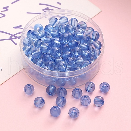 50Pcs Transparent Acrylic Beads PW-WG86E14-04-1