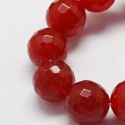 Natural Jade Bead Strands G-R166-8mm-10-1